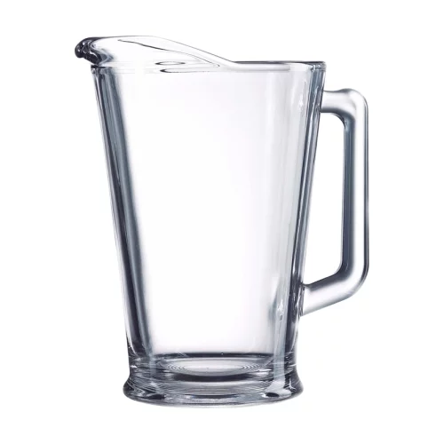 Pichet en verre transparent Economy Tundra de 60 oz.