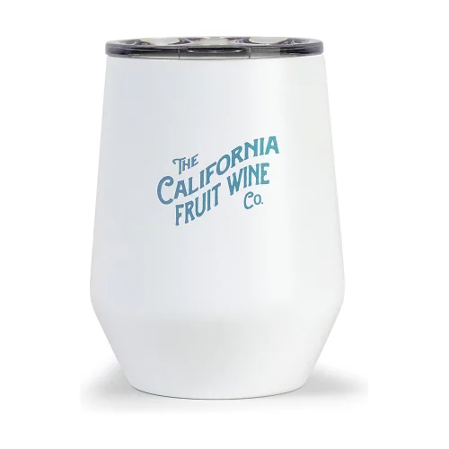 Gobelet à vin isolé sous vide MiiR® - 10 oz - Poudre blanche