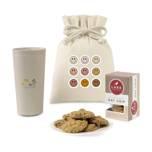 Ensemble cadeau Sip, Snack & Inspire - Taupe