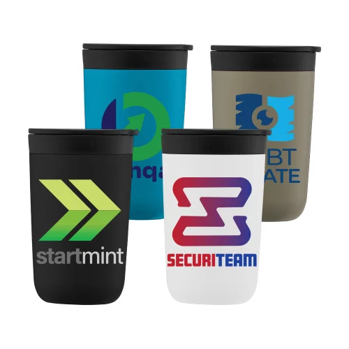 Découverte - Gobelet double paroi de 14 oz avec revêtement en RPP recyclé - ColorJet