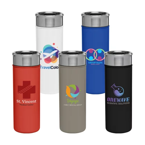 Kauai - Gobelet isotherme en acier inoxydable à double paroi de 18 oz - Couleur intégrale