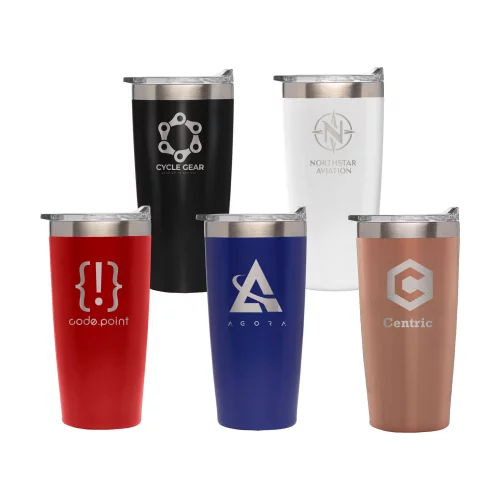 Kona - Gobelet en acier inoxydable à double paroi de 16 oz - Laser