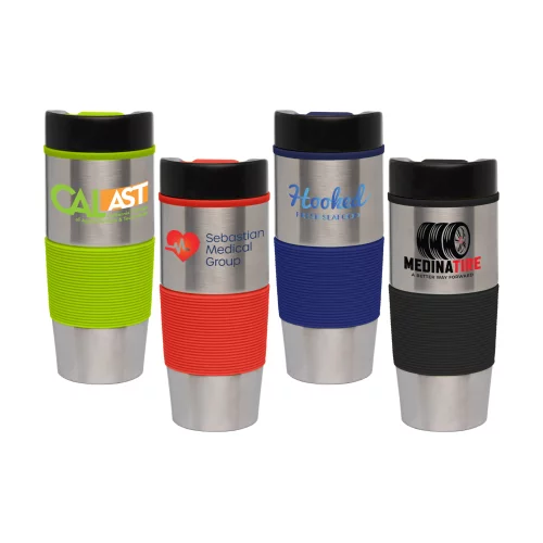 Lanai - Gobelet à pince en acier inoxydable de 16 oz - Couleur complète