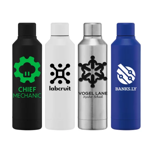 Olympus - Bouteille en acier inoxydable double paroi de 17 oz. avec doublure en cuivre et couvercle à vis