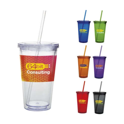 Gobelet acrylique à double paroi - 18 oz.