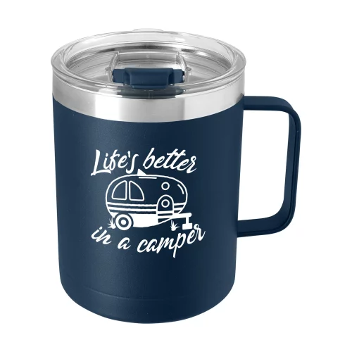 La collection Viking™ Tasse de camping en acier inoxydable de 14 oz (revêtement en poudre)