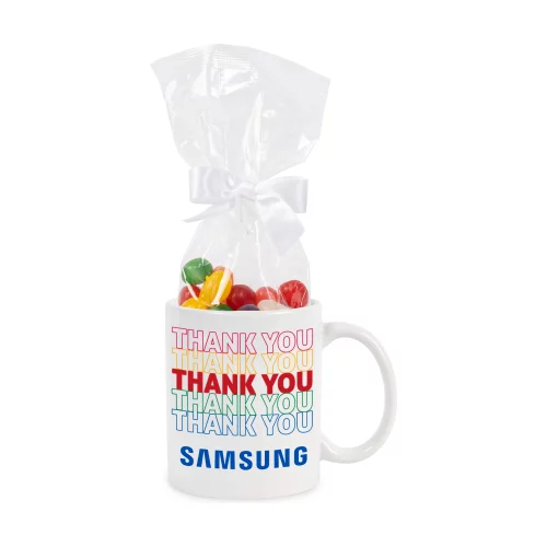 Ensemble de tasses "Juste ici pour les bonbons en gelée"