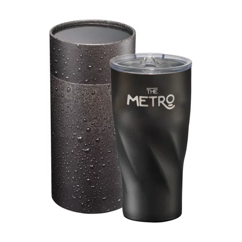 Tumbler en cuivre Hugo de 20 oz avec boîte cylindrique