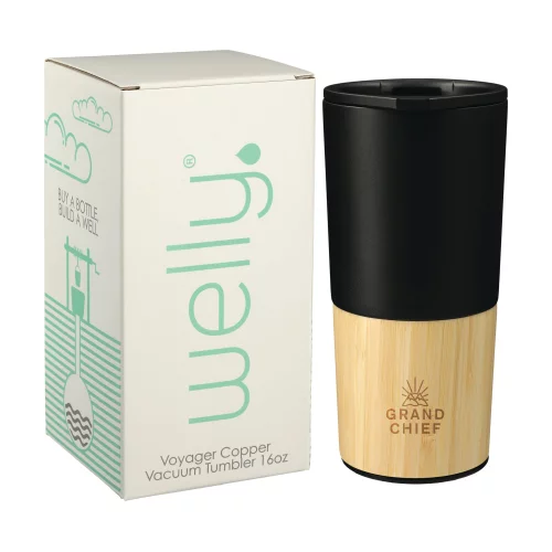 Tumbler sous vide en cuivre Welly® de 16 oz avec boîte cadeau