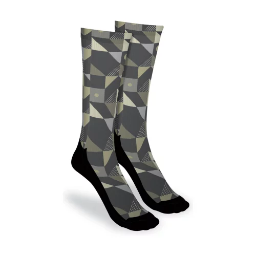 Chaussettes de sublimation par teinture de 18" (la paire)