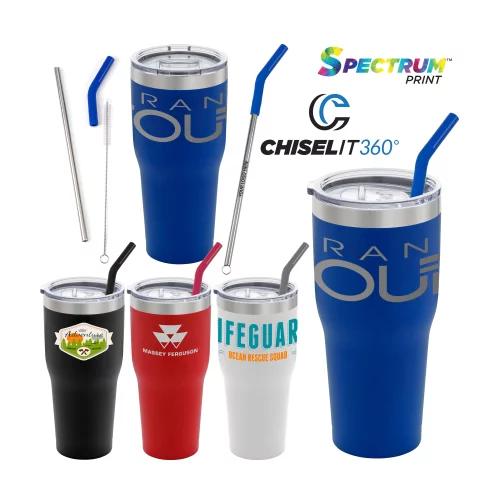 Gobelet Basecamp K2 de 30 oz avec paille