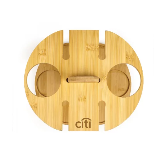 Bamboo Bottle/Glass Organizer