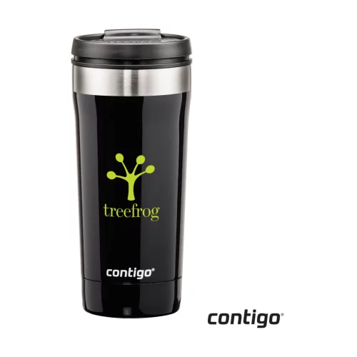 Contigo® Uptown™ Dual-Sip SS Tumbler - 18oz Licorice