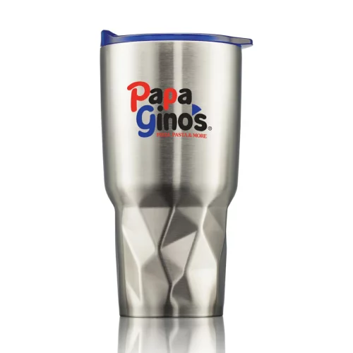 Le gobelet à double paroi Montaigne - Couvercle bleu