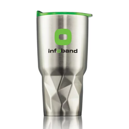 Le gobelet à double paroi Montaigne - Couvercle vert citron