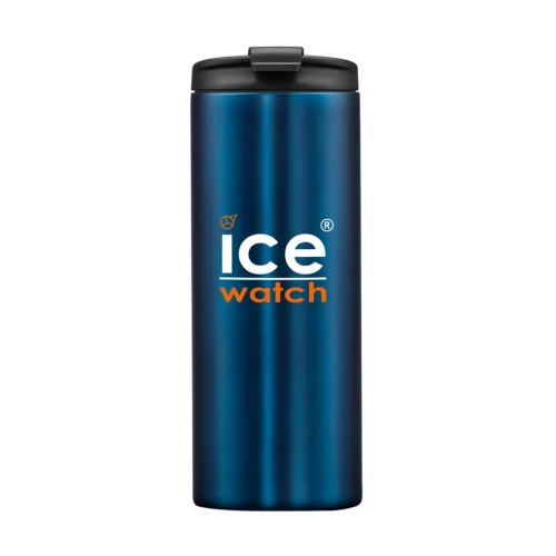 Le gobelet à double paroi Renzi - 12 oz bleu