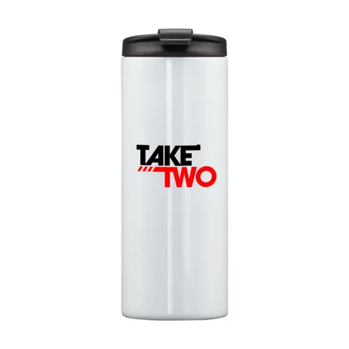 Le gobelet à double paroi Renzi - 12 oz blanc