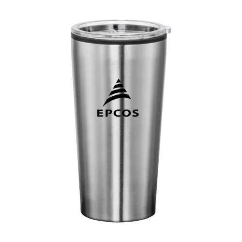 Gobelet Dobson avec couvercle coulissant - 30 oz argent