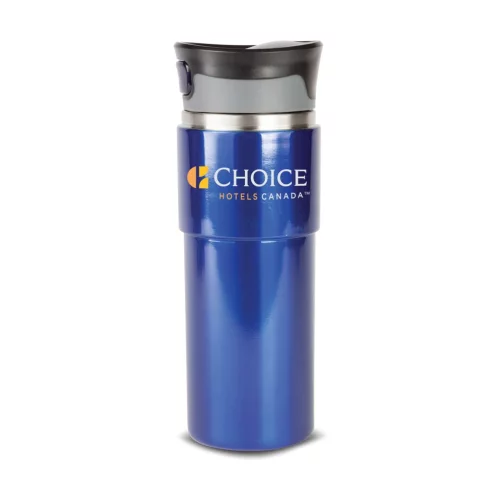 Le Tumbler sous vide automatique S/S - 14 oz bleu