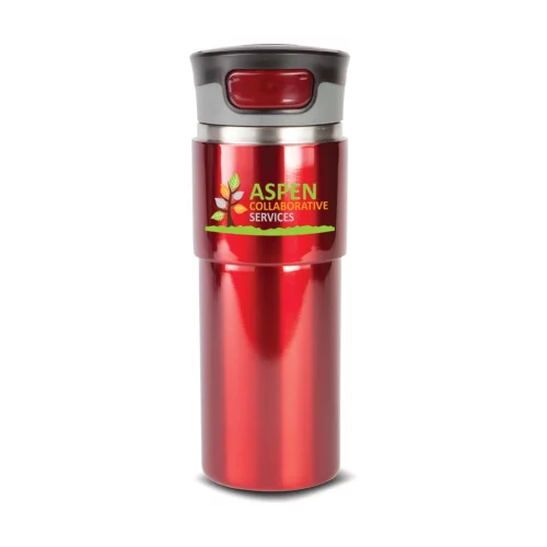 Le Tumbler sous vide automatique S/S - 14 oz rouge