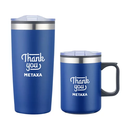 Lou Asador Mug & Tumbler Gift Set - Blue
