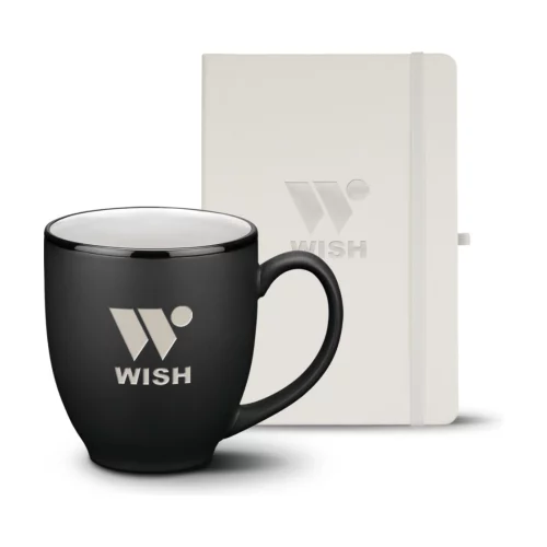 Ensemble journal Eccolo® Cool/Dereham Mug - Blanc