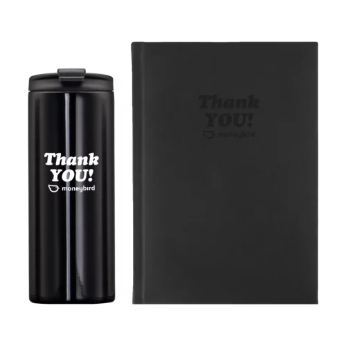 Ensemble cadeau Eccolo® Symphony Journal/Renzi Tumbler - Noir