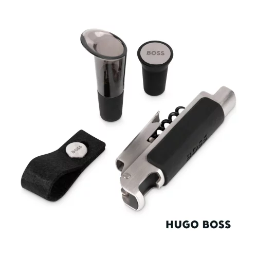 Hugo Boss® Iconic Wine Set - Black