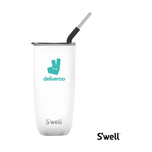 Gobelet S'well® avec paille - 24oz Moonstone