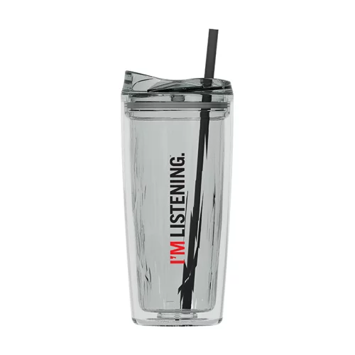 Tumbler Geo de 16 oz (transparent)