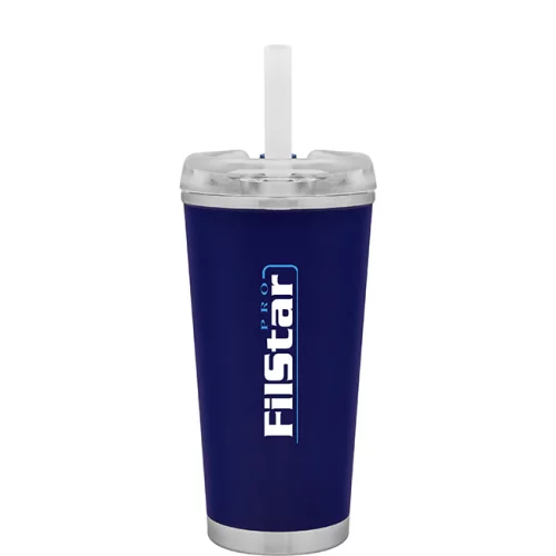 Verre de 16,9 oz Brooklyn (bleu mat)