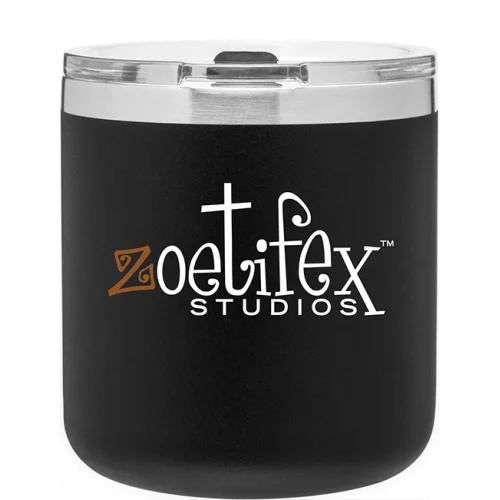 Gobelet étincelant de 12 oz (noir mat)