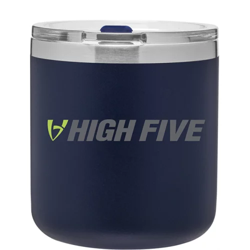 Gobelet étincelant de 12 oz (bleu marine mat)