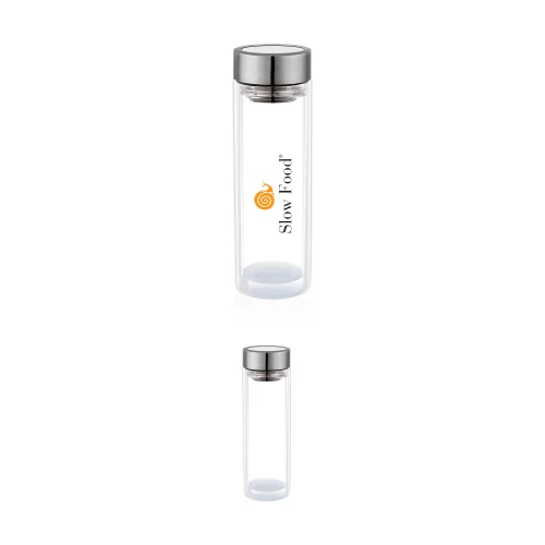 Bouteille en verre de 14 oz pour le thé et l'eau