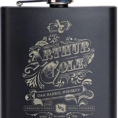 Flasque en acier inoxydable Saratoga de 6 oz