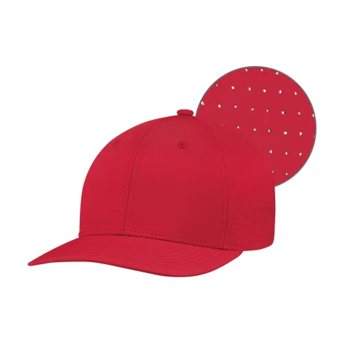 6 Panel Constructed Pro-Round (Mesh Back) - Polyester Rip Stop Mesh Cap