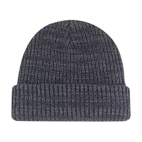 Chunky Waffle Knit Cuff Hat (2 Tone)