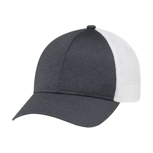Polyester Heather & Soft Nylon Mesh Cap