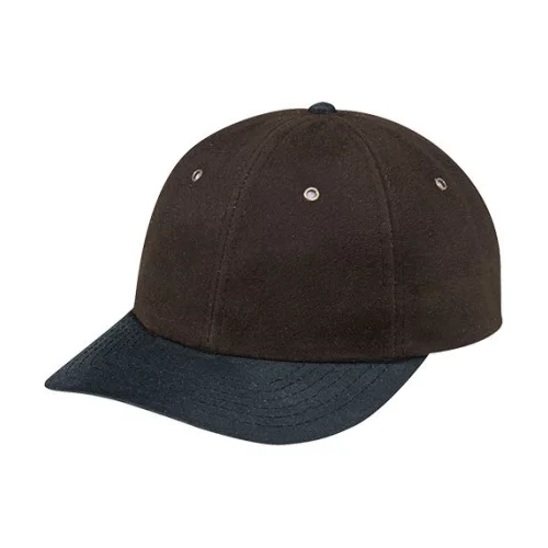 2 Toned Waxed Cotton Oilskin Cap