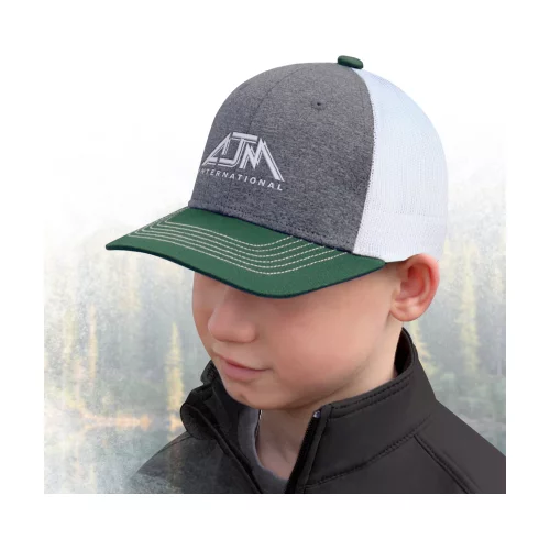 6 Panel Youth Heather Cap (Mesh Back)