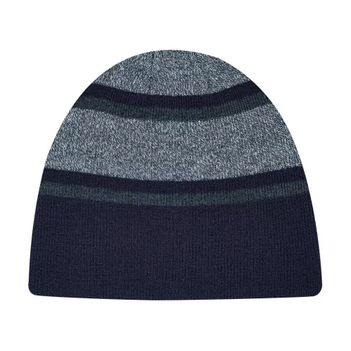 Marl/Stripe Rib Knit Board Cap