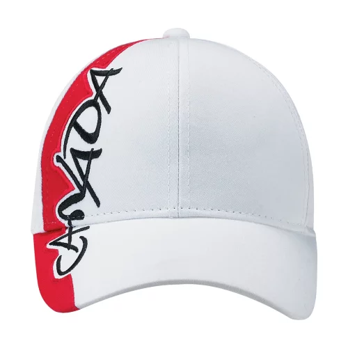 Polycotton Cap w/Canada Insignia & Contrast Trim
