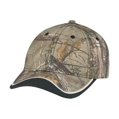 Deluxe Blended Chino Twill/Brushed Polycotton Cap - Realtree®