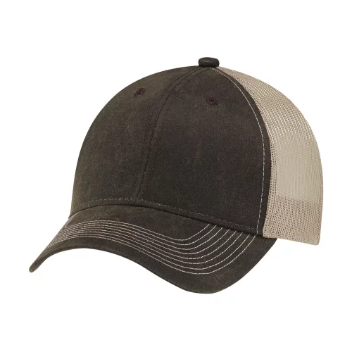 Weathered Polycotton/Soft Polyester Cap
