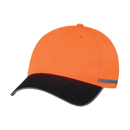 Constructed Full Fit Polycotton/Polyester Reflective Cap