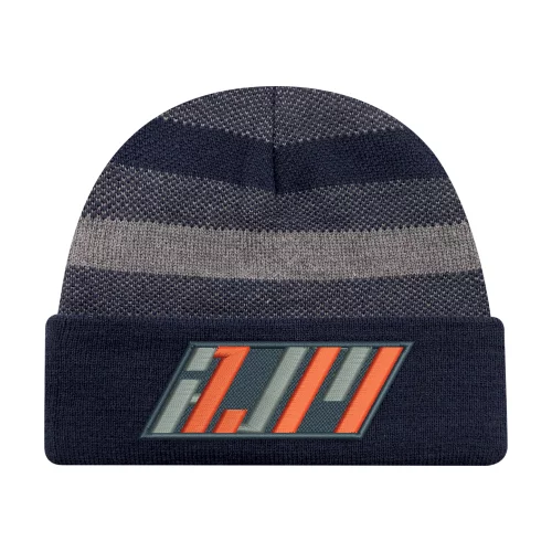 Cuff Toque w/Stripe Rib Knit