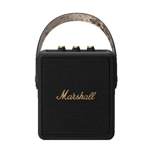 Enceinte portable Marshall® Stockwell II avec sangle de transport (noir et laiton)
