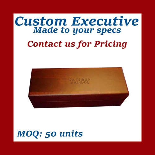 Noyer américain avec finition teintée et laquée / Coffret de présentation en bois sur mesure / Bois - fabriqué sur commande