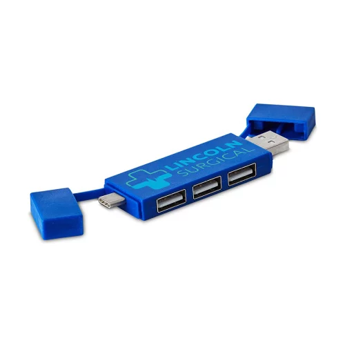 Concentrateur pratique 3 ports USB C & A