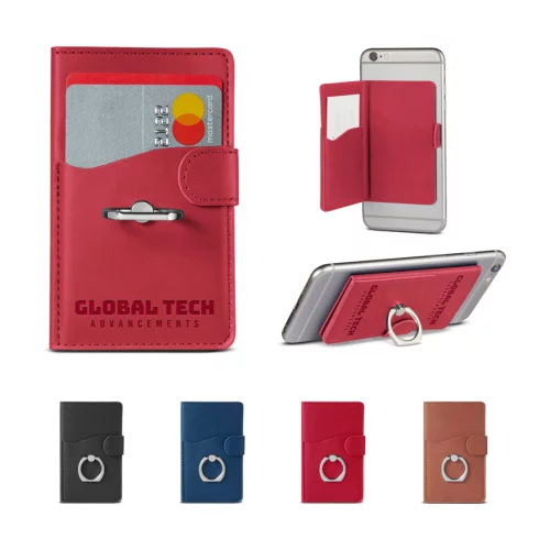 Tuscany™ Duo Porte-cartes de poche avec anneau en métal